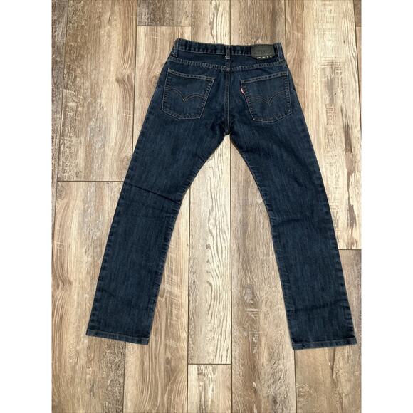 Levi's Men 511 Slim Fit Dark Wash Jeans Size 28x28 - Picture 8 of 9